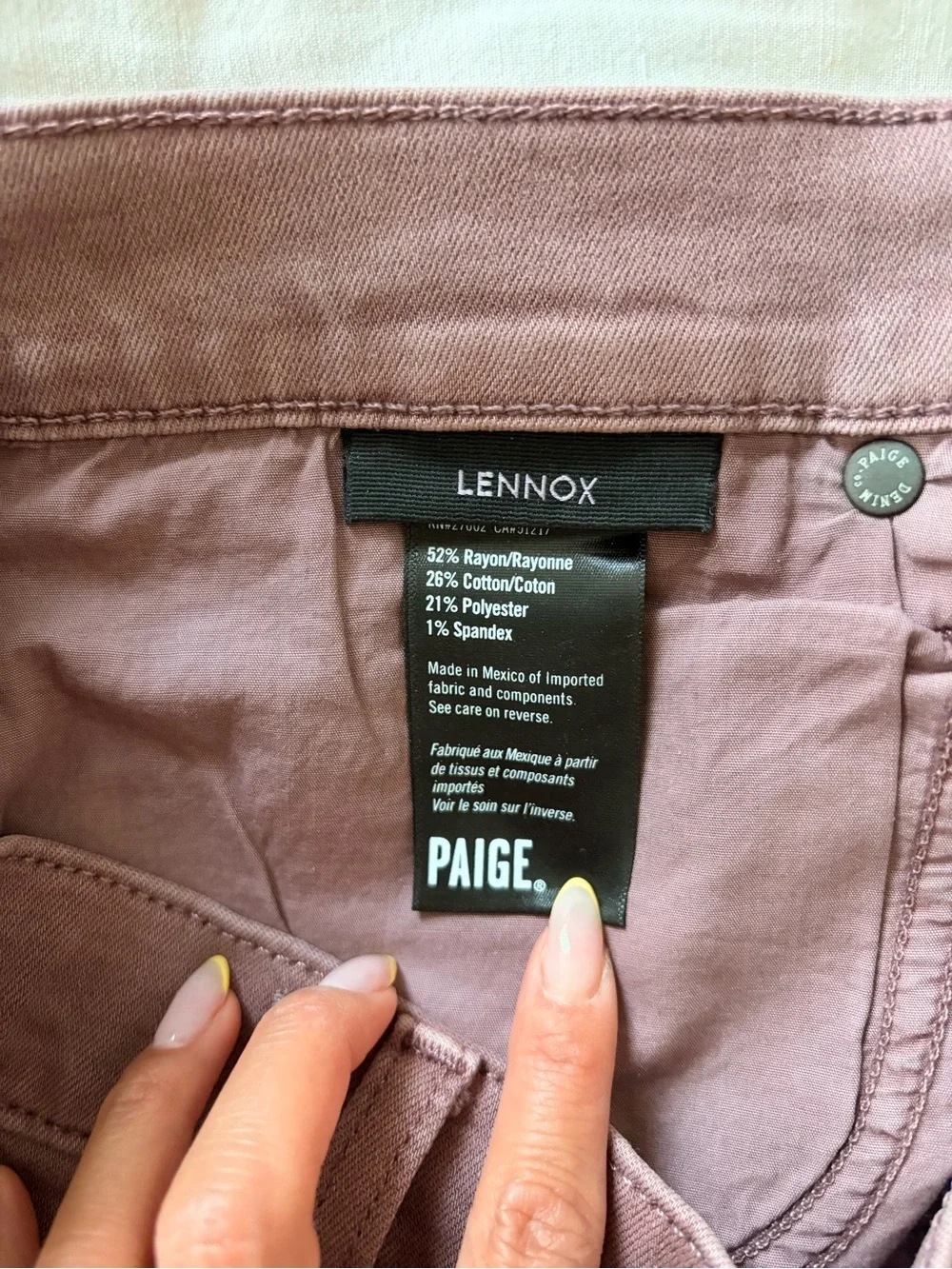 PAIGE Men's Lennox Denim - Twilight Rouge